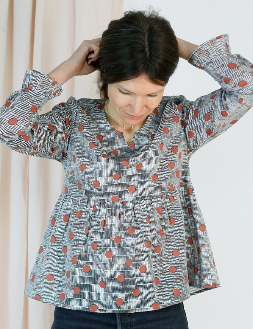 sewing pattern - Atelier Scammit - Pepa blouse - Little Haberdasher Shoppe