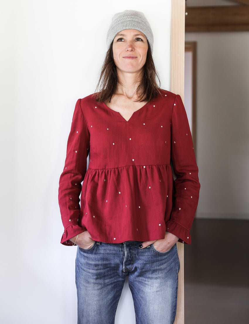 sewing pattern - Atelier Scammit - Pepa blouse - Little Haberdasher Shoppe