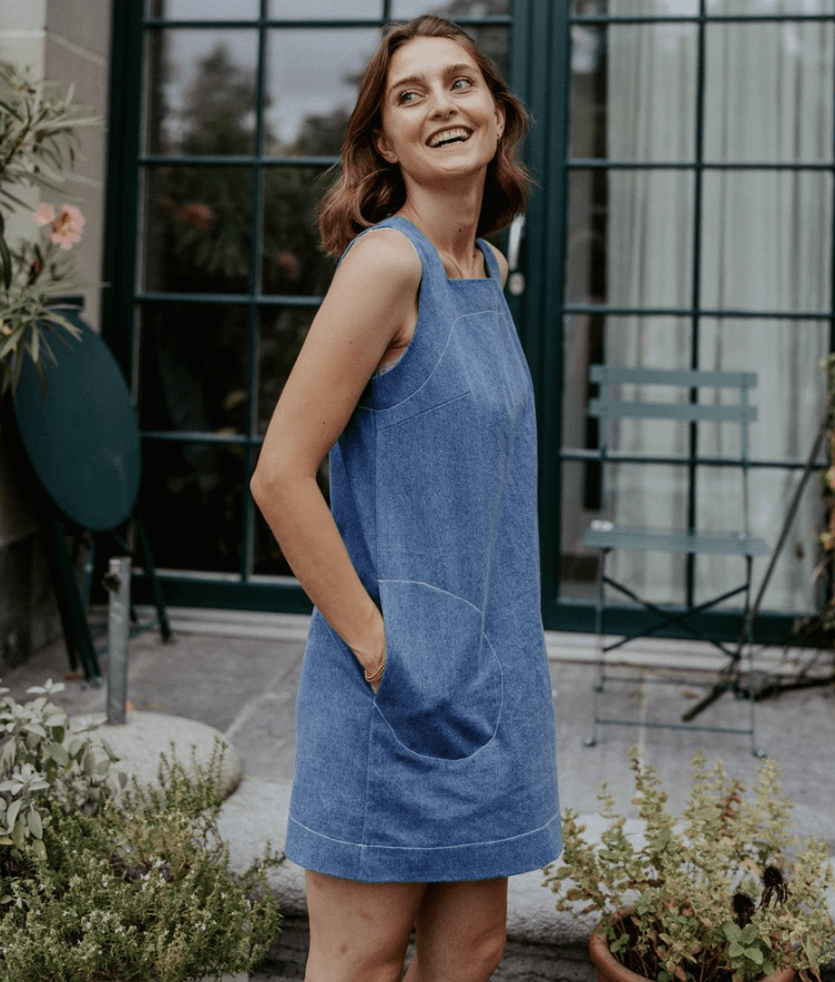 sewing pattern - Sewing Patterns by Masin - Sasha Shift Dress (PDF) - Little Haberdasher Shoppe