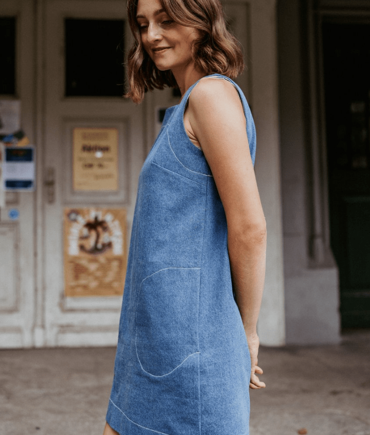 sewing pattern - Sewing Patterns by Masin - Sasha Shift Dress (PDF) - Little Haberdasher Shoppe