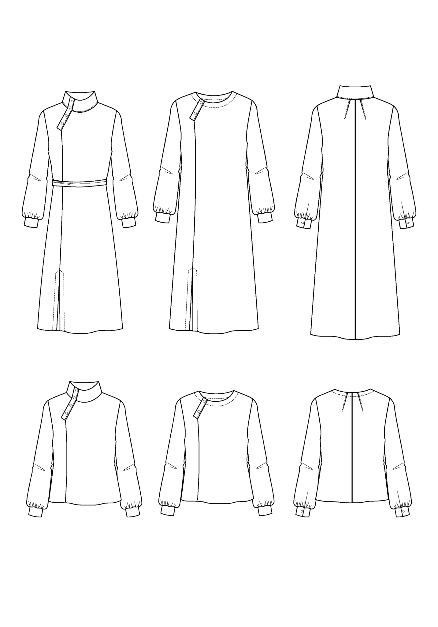 Maison Fauve - Soliflore Dress and Blouse - Little Haberdasher Shoppe