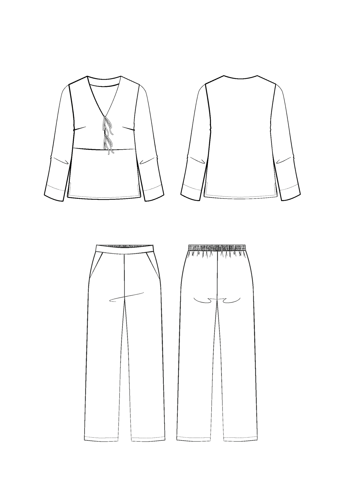 Maison Fauve - Soupir Pyjamas - Little Haberdasher Shoppe