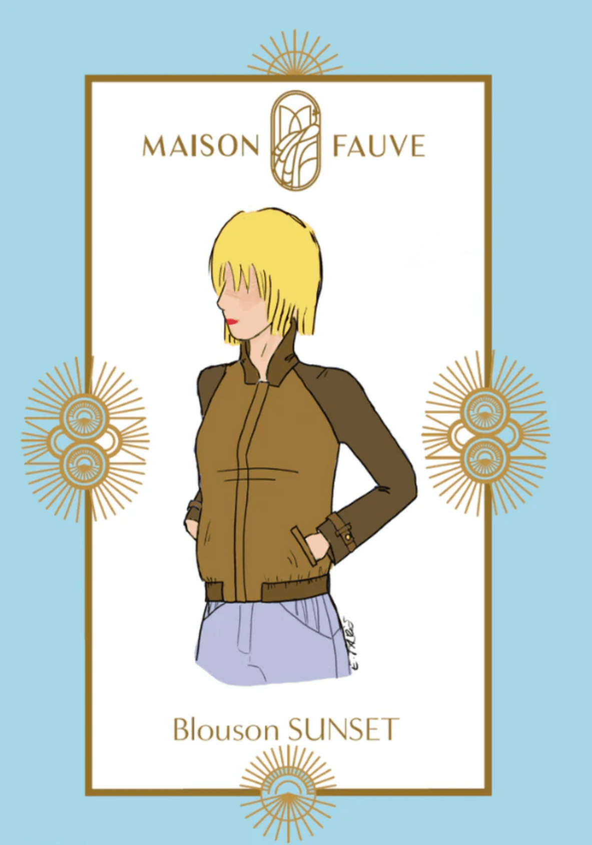 Maison Fauve - Sunset jacket - Little Haberdasher Shoppe
