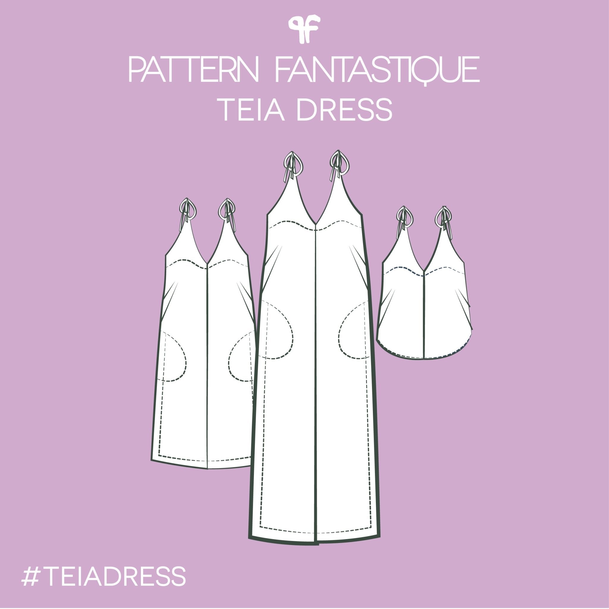 sewing pattern - Pattern Fantastique - Teia Dress & Cami - Little Haberdasher Shoppe