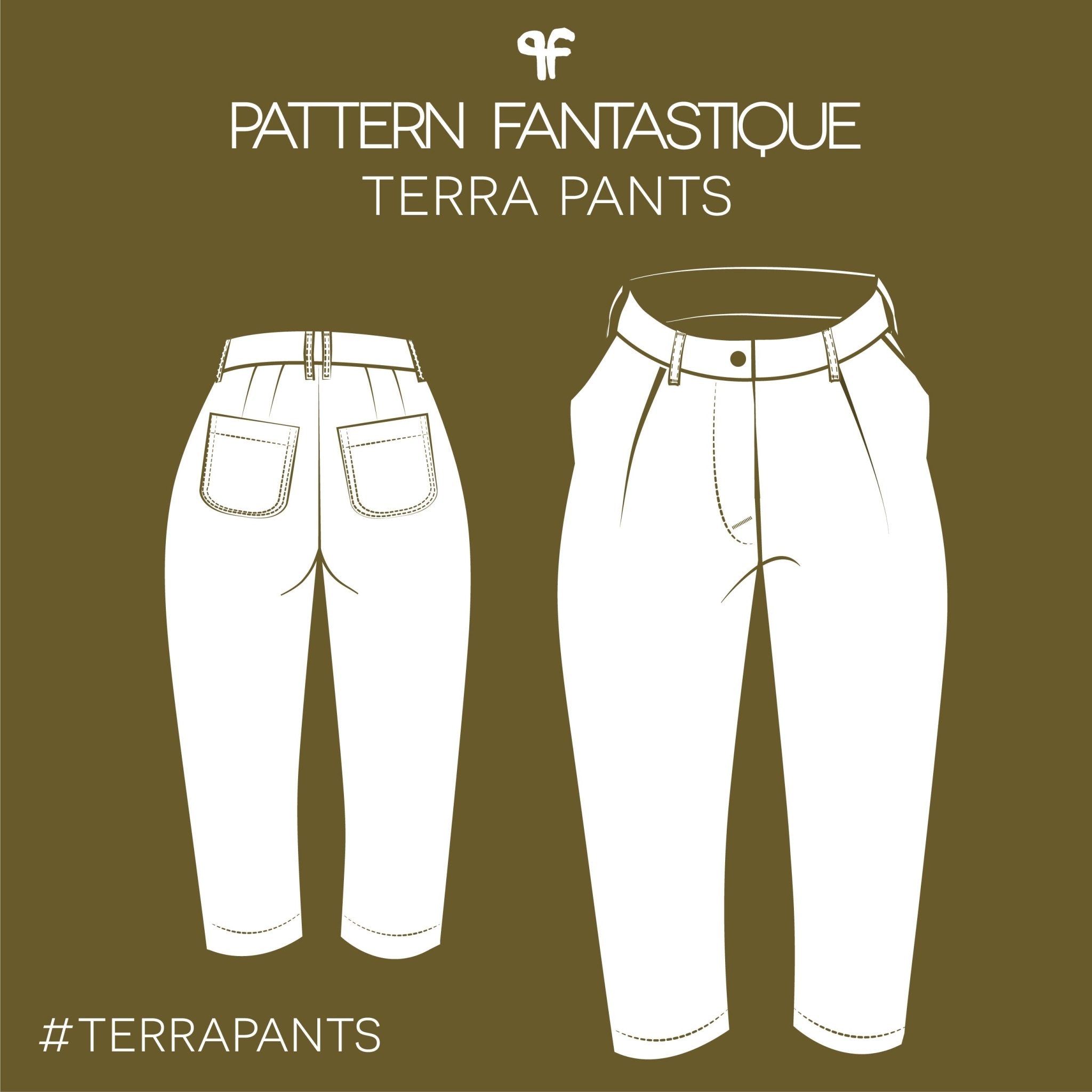 sewing pattern - Pattern Fantastique - Terra Pant - Little Haberdasher Shoppe