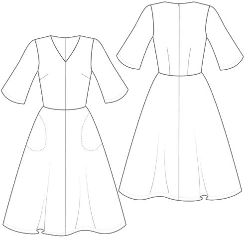 The Avid Seamstress - The A-line dress