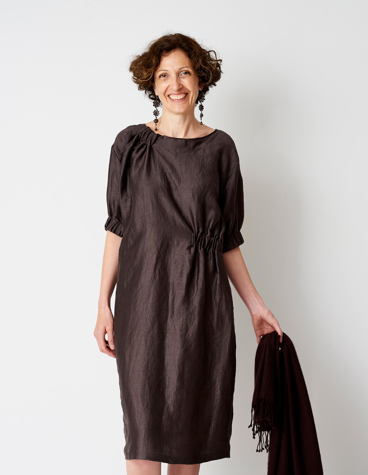 sewing pattern - The Makers Atelier - The Asymmetric Gather Dress (PDF) - Little Haberdasher Shoppe