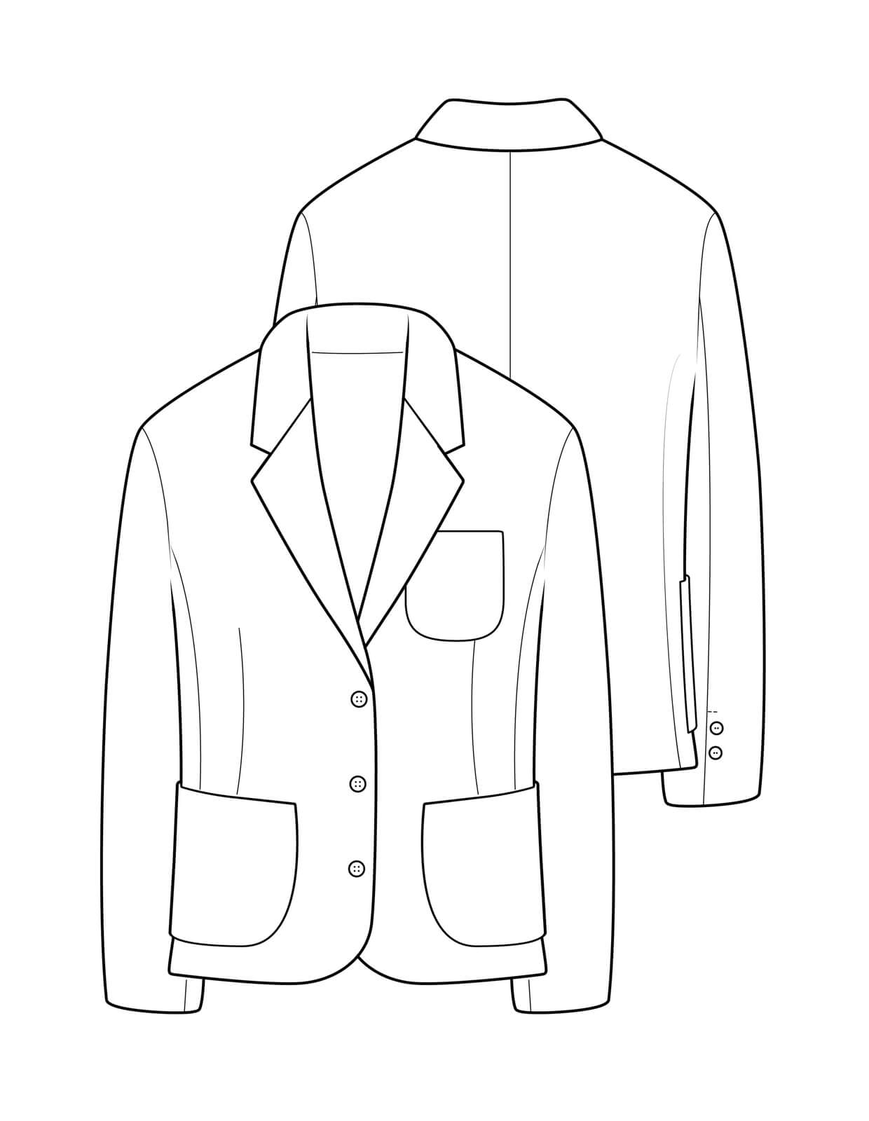 sewing pattern - The Makers Atelier - The Blazer (PDF) - Little Haberdasher Shoppe