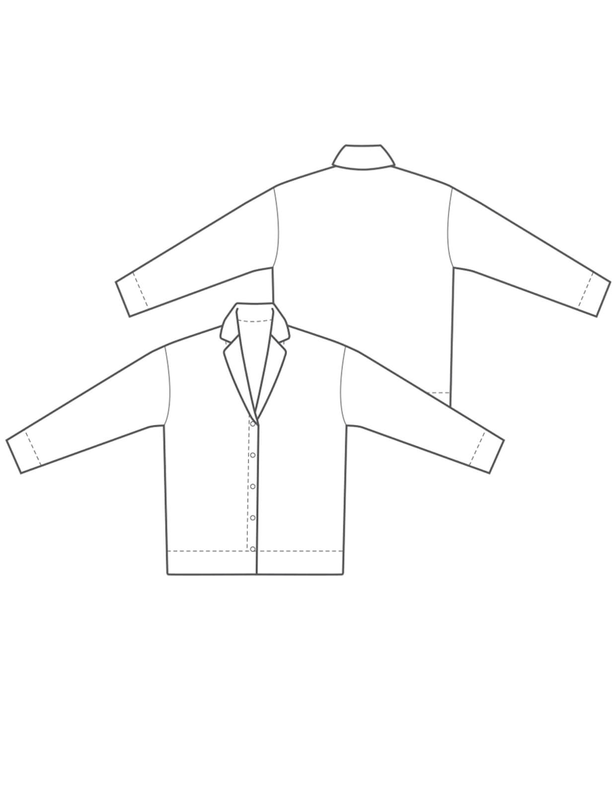 sewing pattern - The Makers Atelier - The Box Shirt (PDF) - Little Haberdasher Shoppe