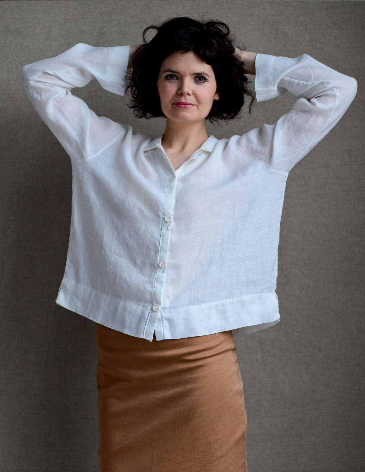 sewing pattern - The Makers Atelier - The Box Shirt (PDF) - Little Haberdasher Shoppe