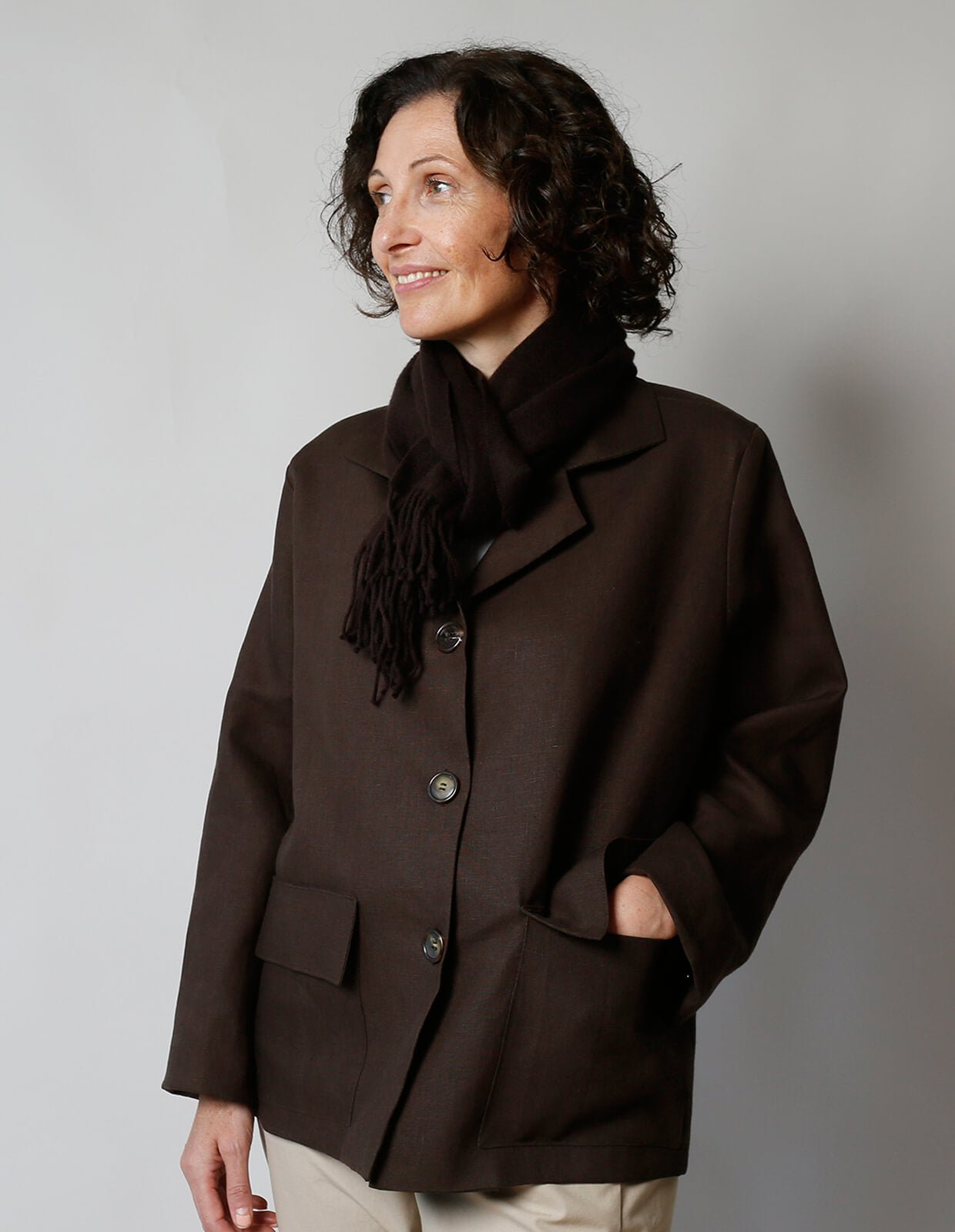 sewing pattern - The Makers Atelier - The Boxy Jacket (PDF) - Little Haberdasher Shoppe