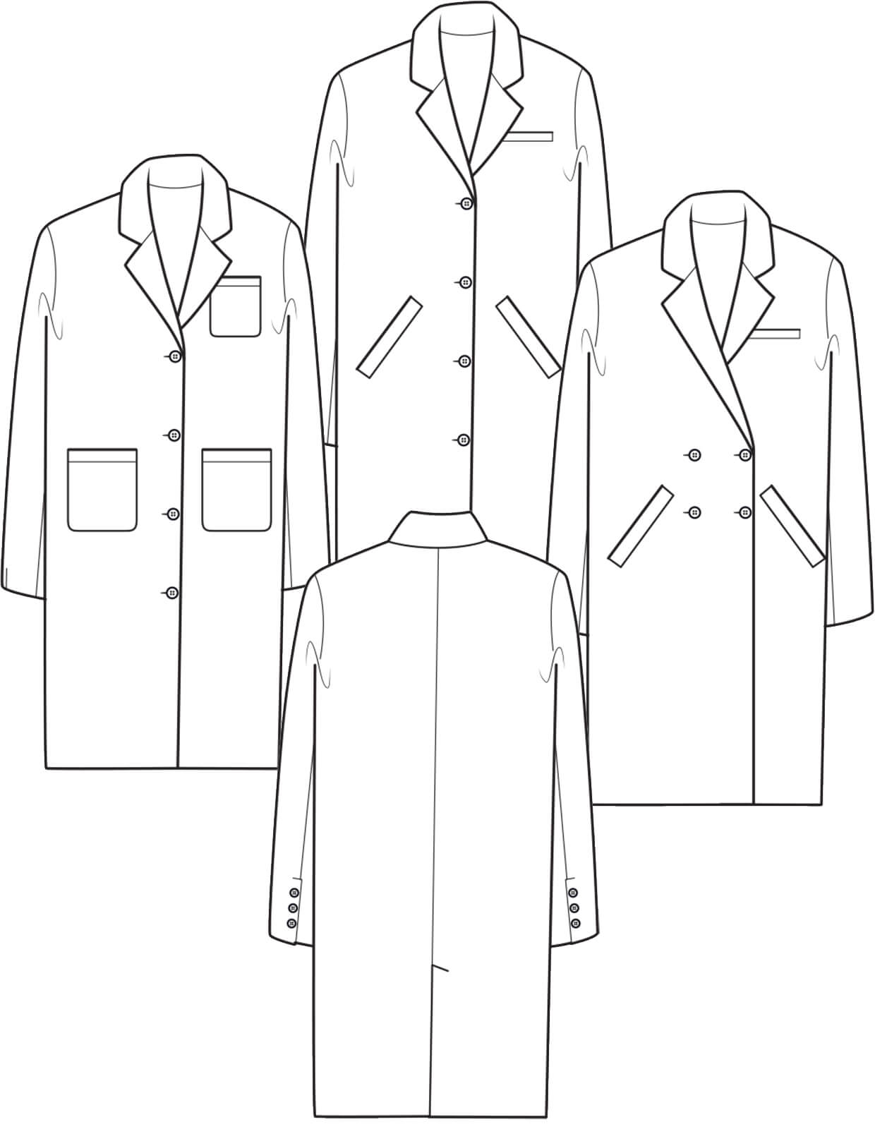 sewing pattern - The Makers Atelier - The Classic Coat (PDF) - Little Haberdasher Shoppe