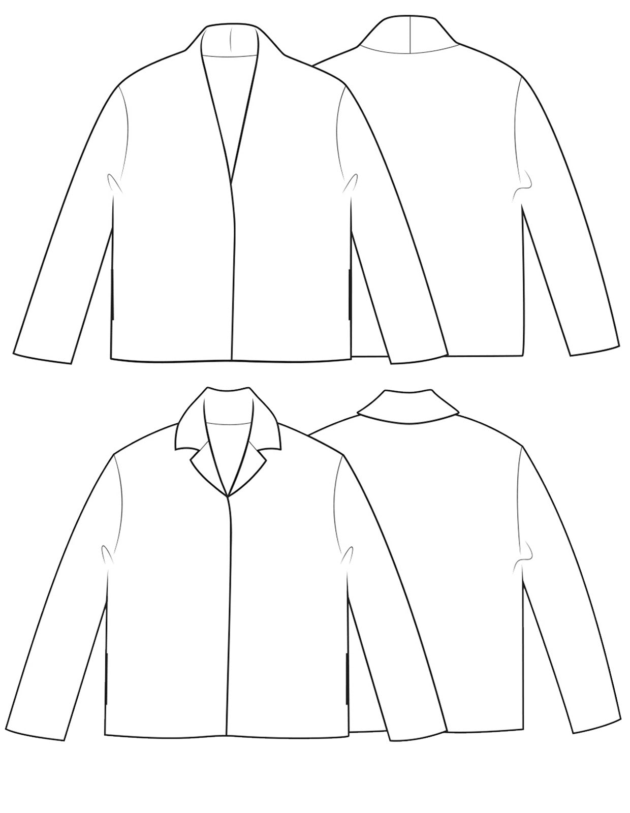 The Makers Atelier - The Faux Fur Jacket (PDF) - Little Haberdasher Shoppe