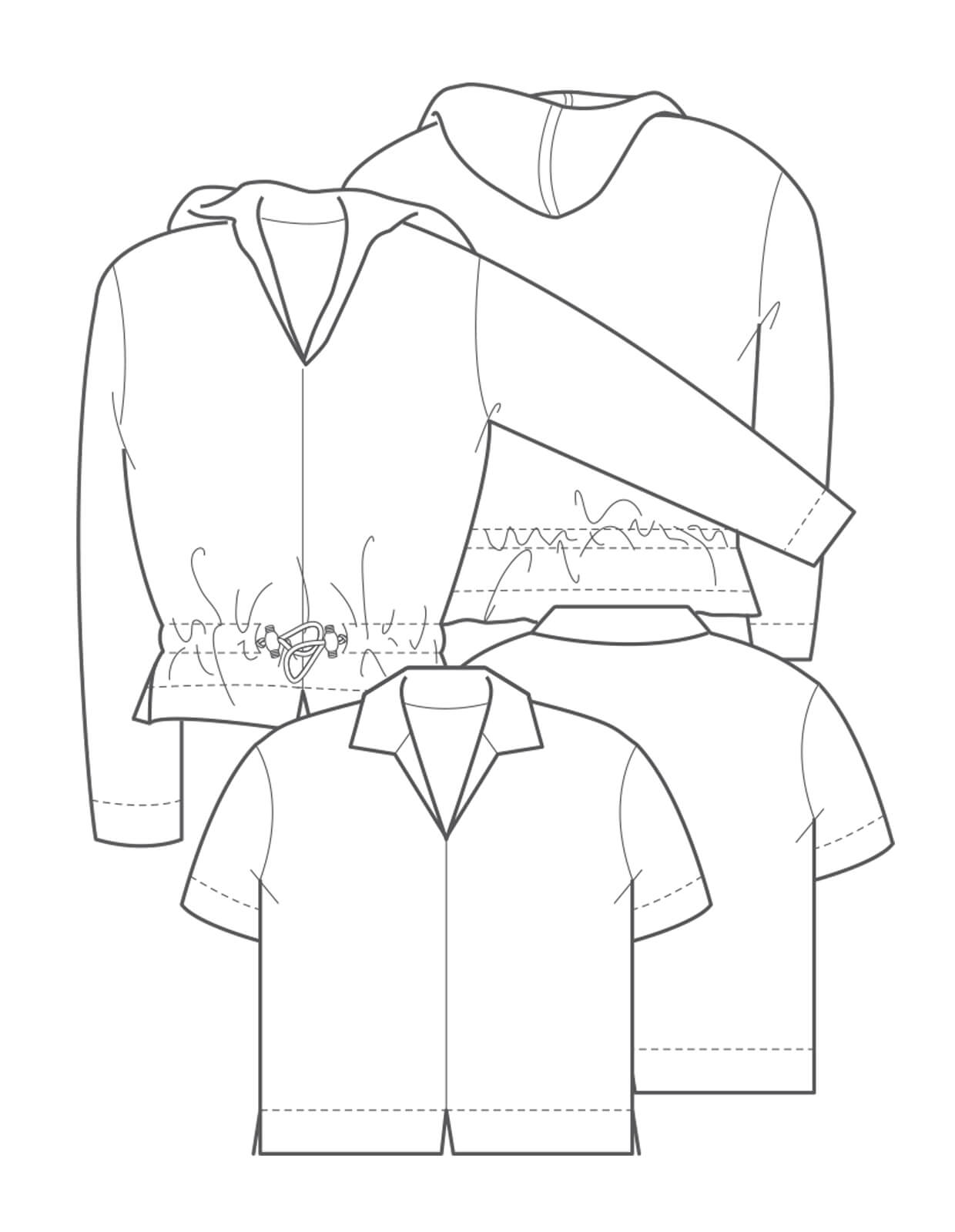 sewing pattern - The Makers Atelier - The Holiday Shirt & Top (PDF) - Little Haberdasher Shoppe