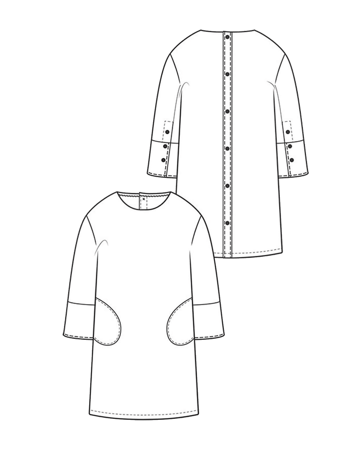 The Makers Atelier - The Keira Fogden Dress (PDF)