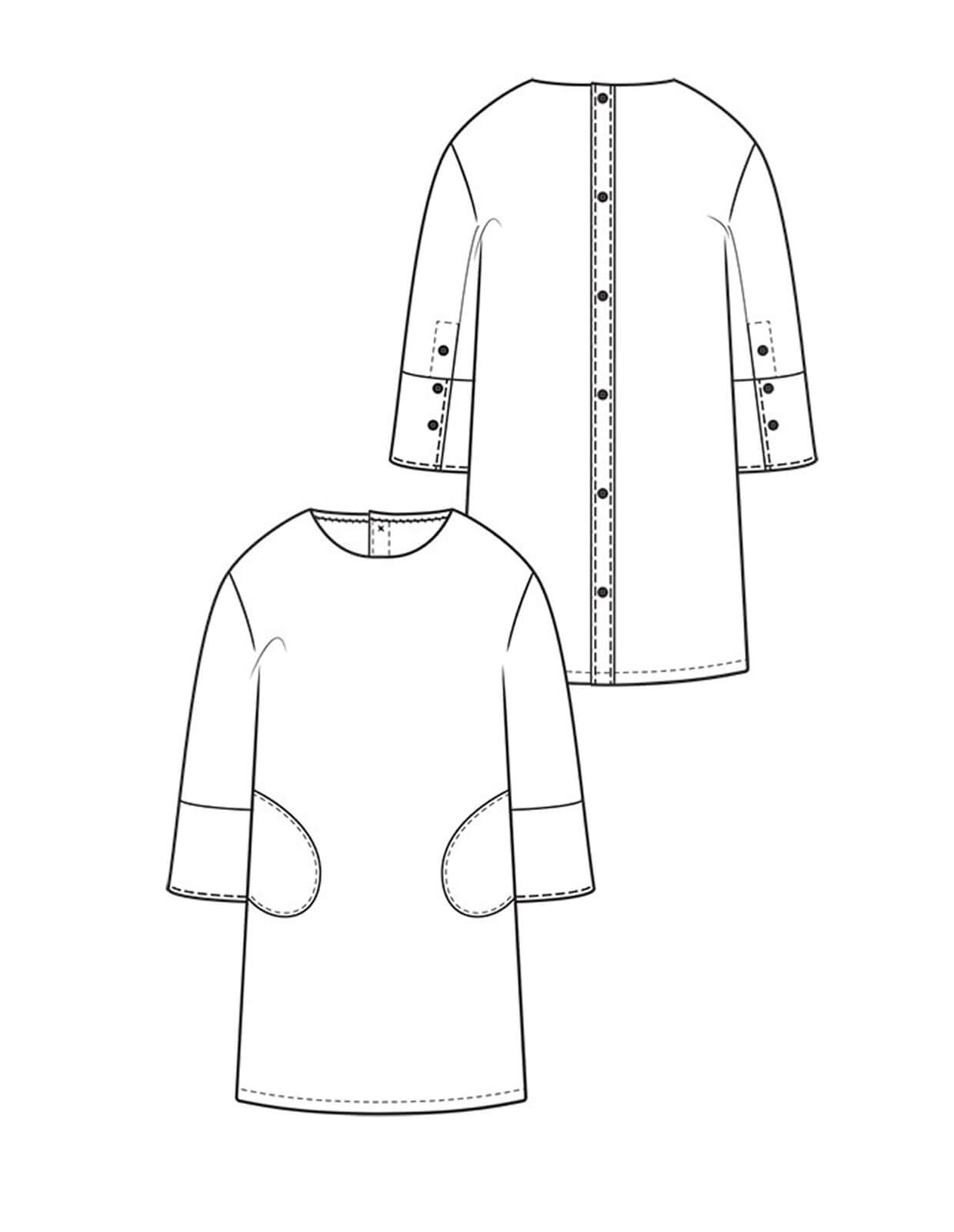 sewing pattern - The Makers Atelier - The Keira Fogden Dress (PDF) - Little Haberdasher Shoppe