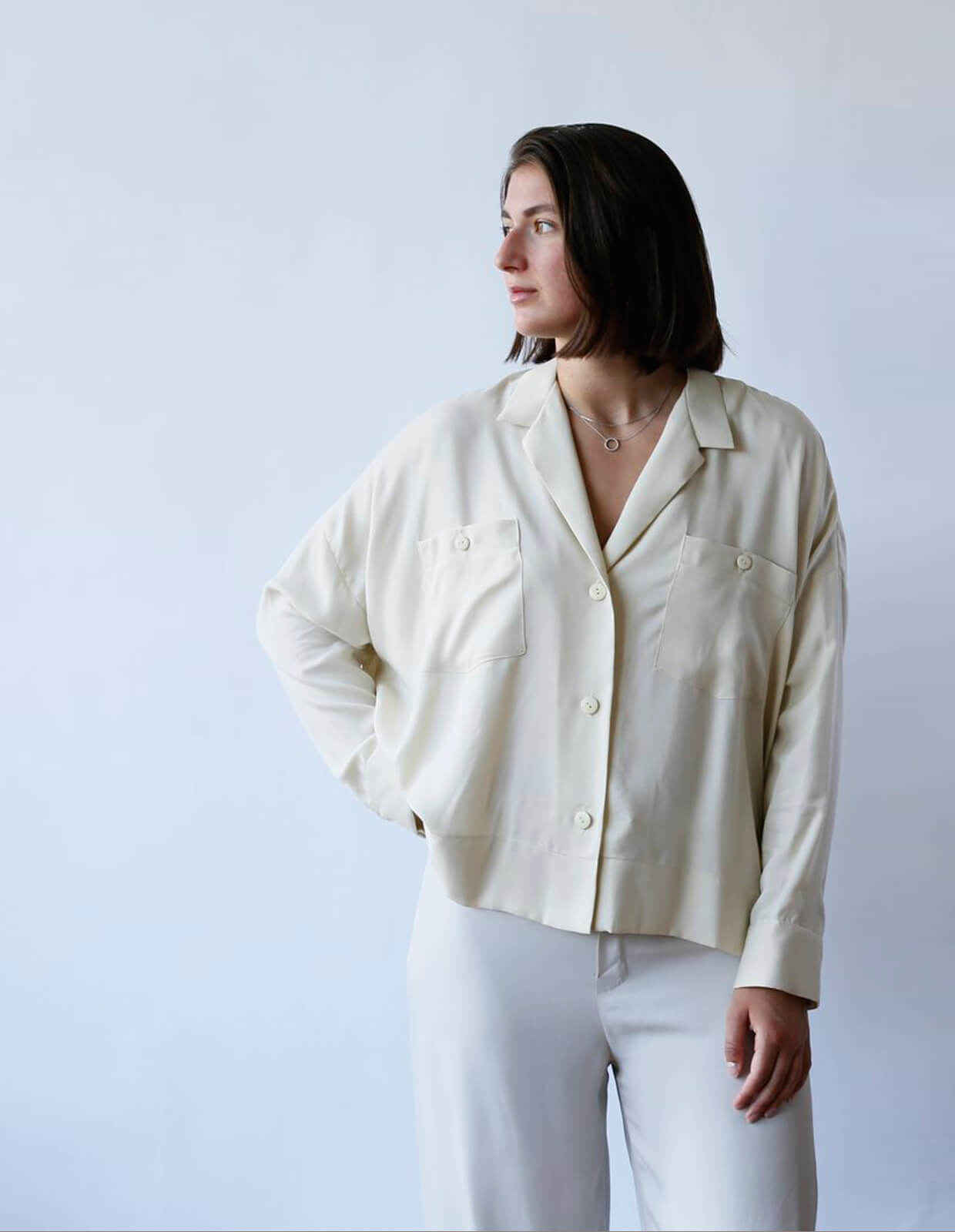 sewing pattern - The Makers Atelier - The Lounge Shirt (PDF) - Little Haberdasher Shoppe