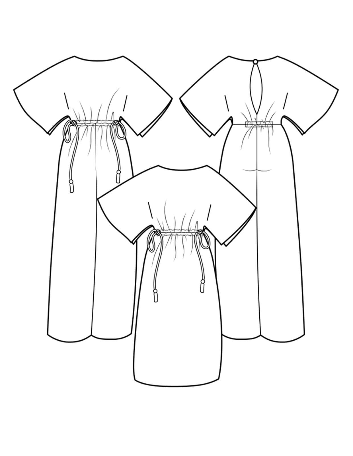 sewing pattern - The Makers Atelier - The Madeline Robertson Jumpsuit and Dress (PDF) - Little Haberdasher Shoppe