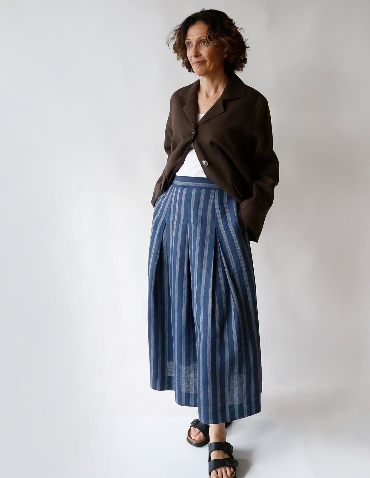 sewing pattern - The Makers Atelier - The Pleated Skirt (PDF) - Little Haberdasher Shoppe