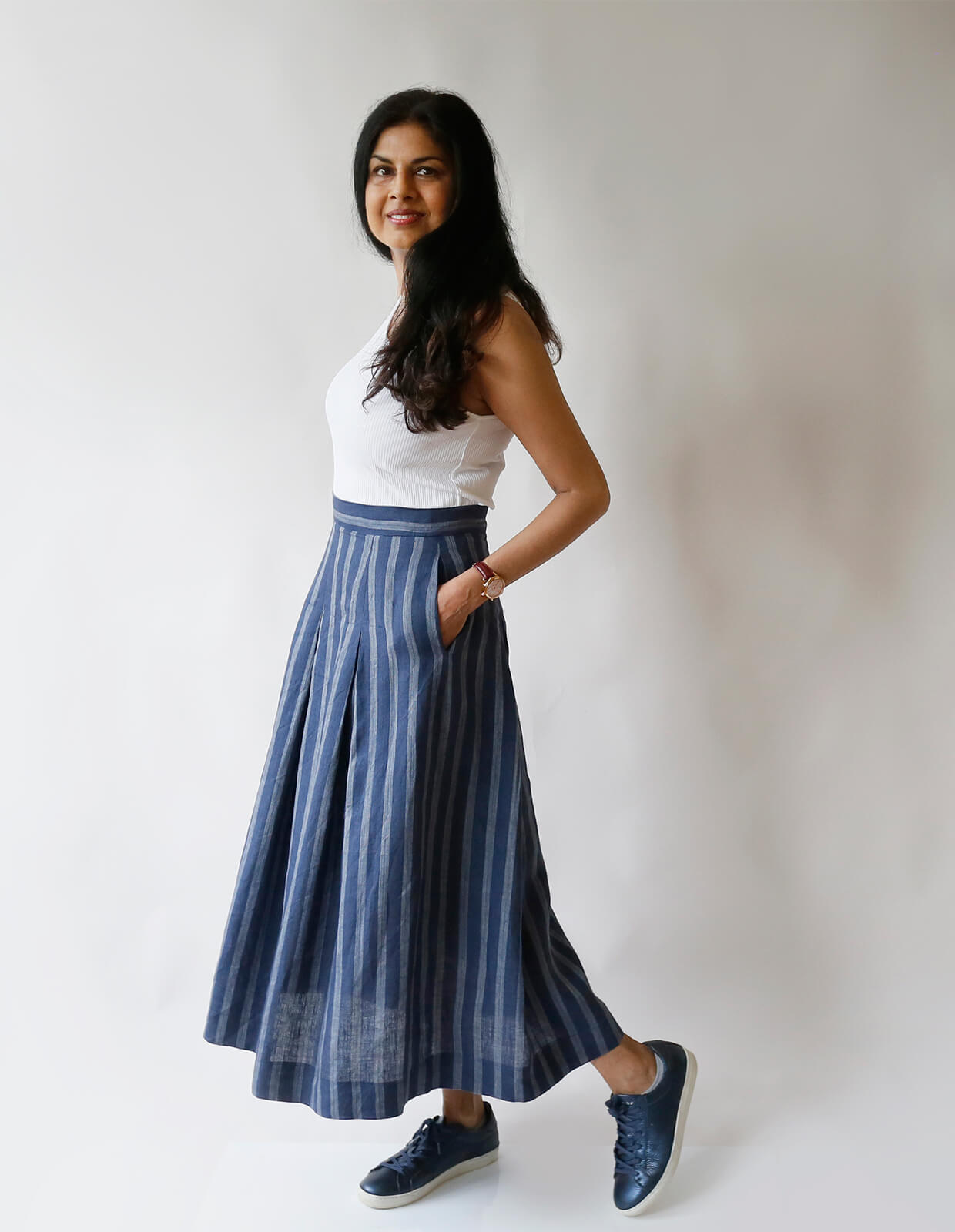 sewing pattern - The Makers Atelier - The Pleated Skirt (PDF) - Little Haberdasher Shoppe