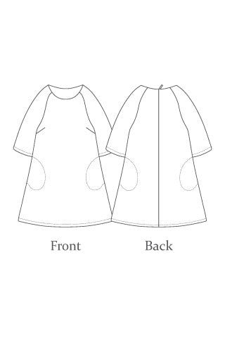 sewing pattern - The Avid Seamstress - The Raglan Dress & Top - Little Haberdasher Shoppe