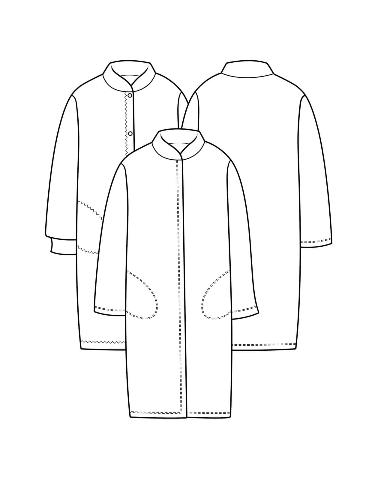 sewing pattern - The Makers Atelier - The Sports Coat (PDF) - Little Haberdasher Shoppe