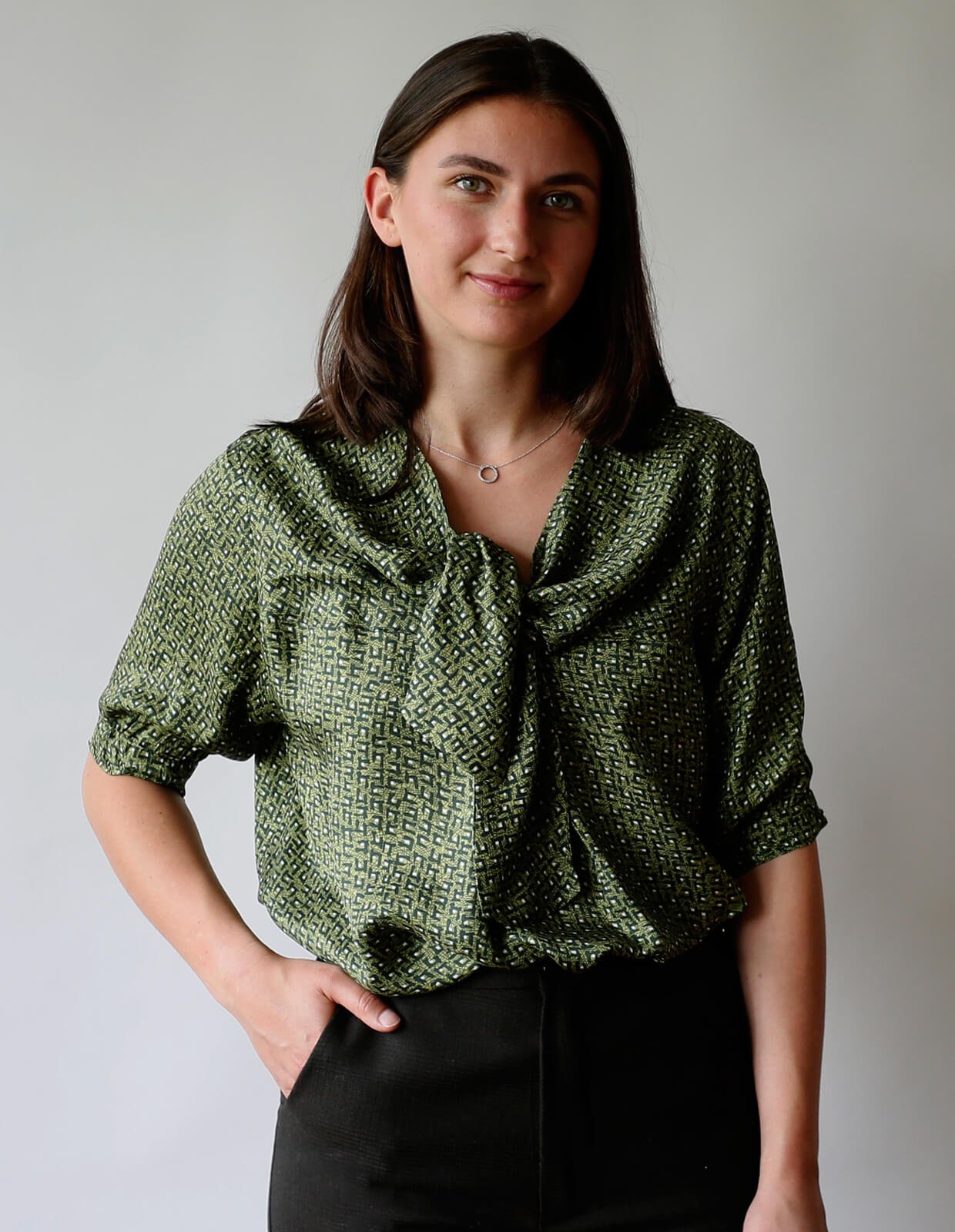 sewing pattern - The Makers Atelier - The Tie Blouse and Dress (PDF) - Little Haberdasher Shoppe