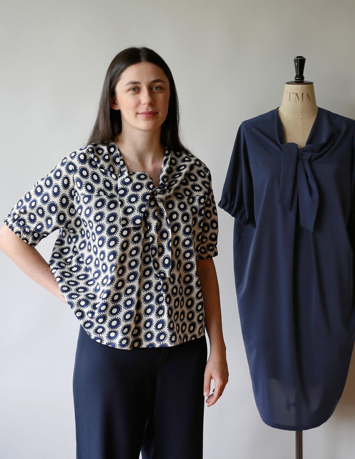 sewing pattern - The Makers Atelier - The Tie Blouse and Dress (PDF) - Little Haberdasher Shoppe