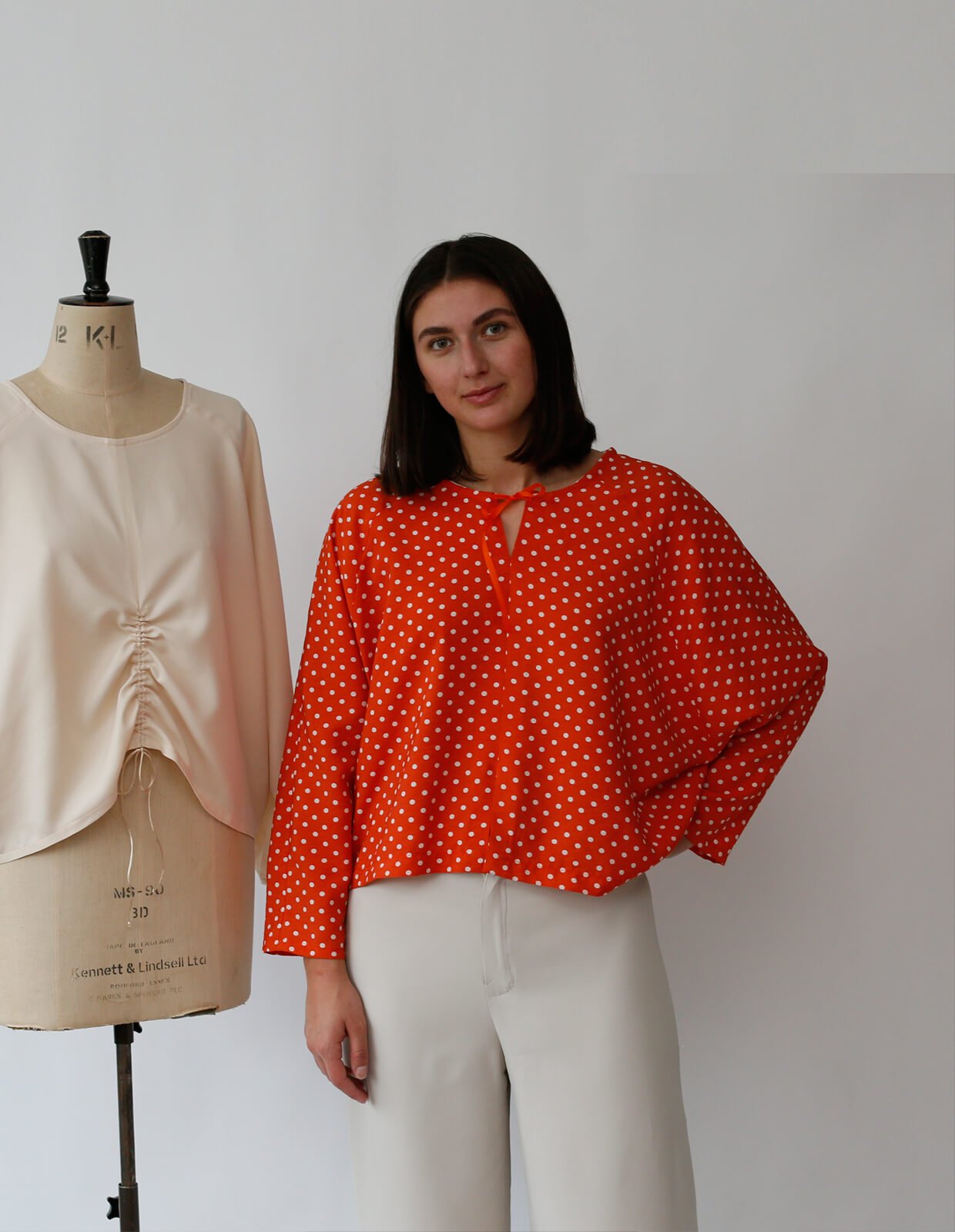 sewing pattern - The Makers Atelier - The Tie Detail Top (PDF) - Little Haberdasher Shoppe