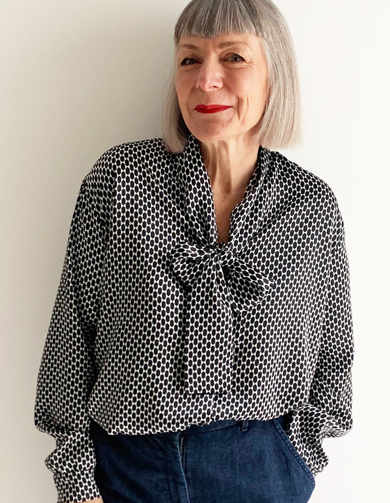 sewing pattern - The Makers Atelier - The Tie Front Blouse (PDF) - Little Haberdasher Shoppe