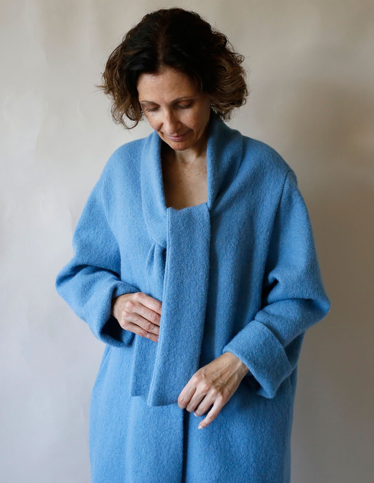 sewing pattern - The Makers Atelier - The Tie Front Cardigan Coat (PDF) - Little Haberdasher Shoppe