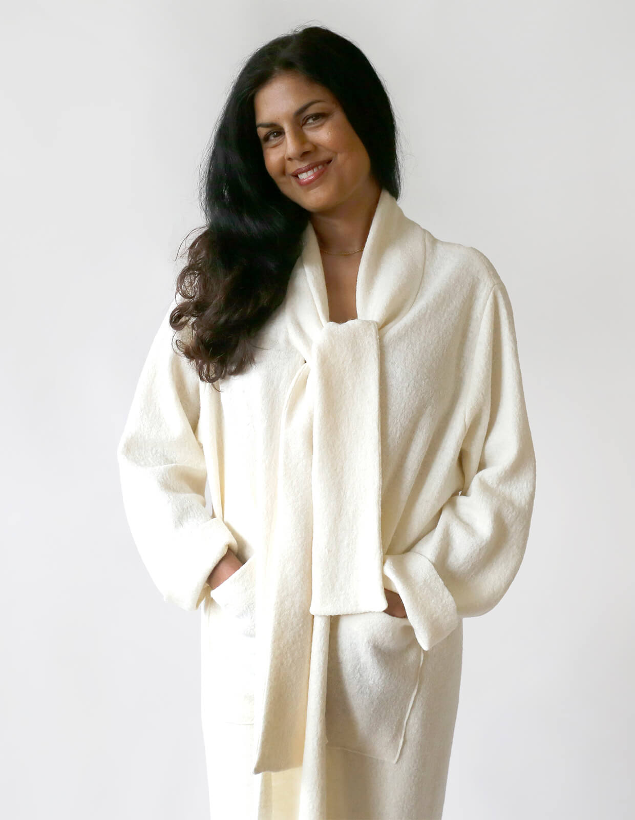 sewing pattern - The Makers Atelier - The Tie Front Cardigan Coat (PDF) - Little Haberdasher Shoppe