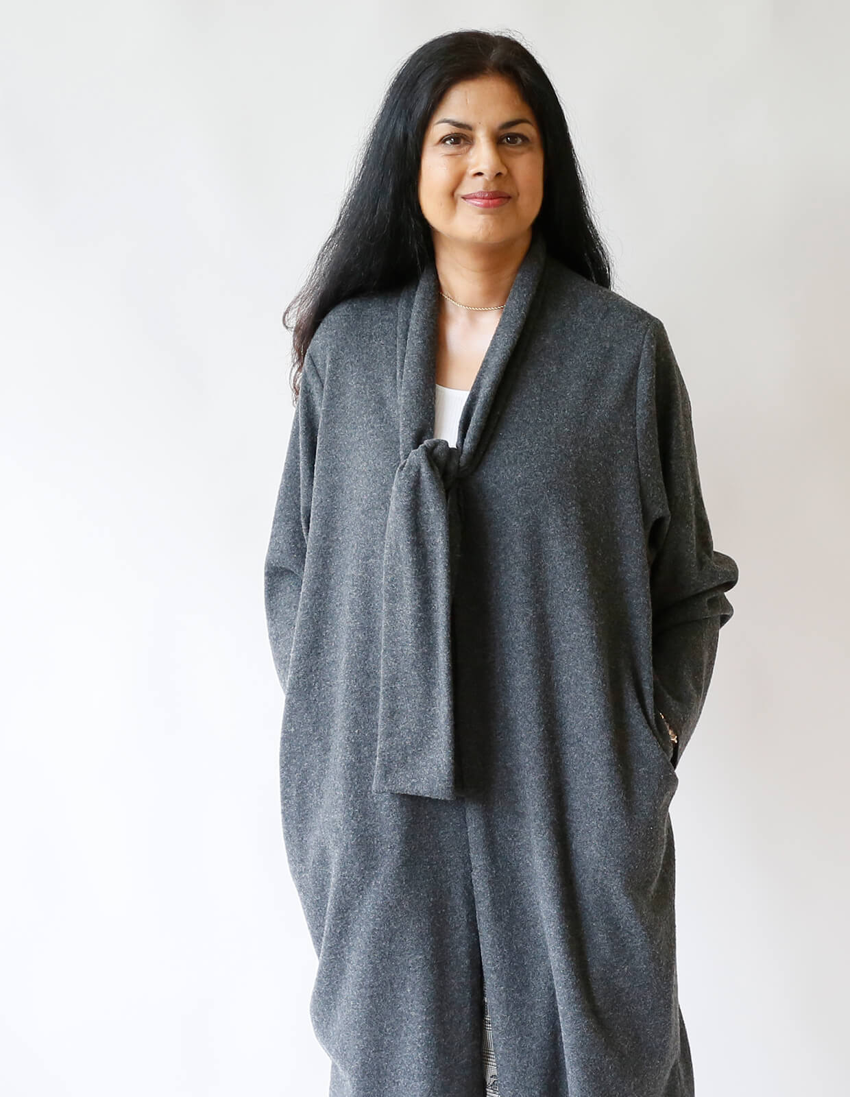 sewing pattern - The Makers Atelier - The Tie Front Cardigan Coat (PDF) - Little Haberdasher Shoppe