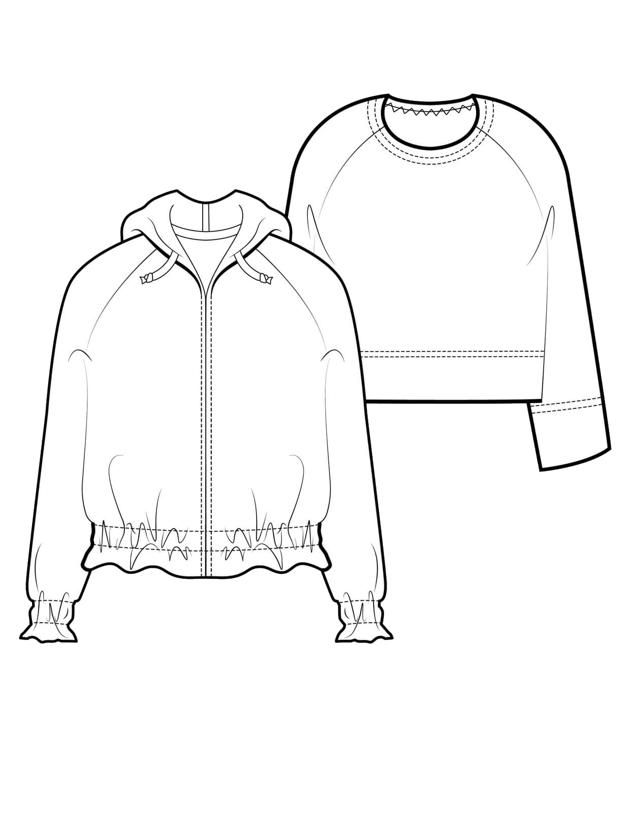The Makers Atelier - The Two Contemporary Sweatshirts (PDF)