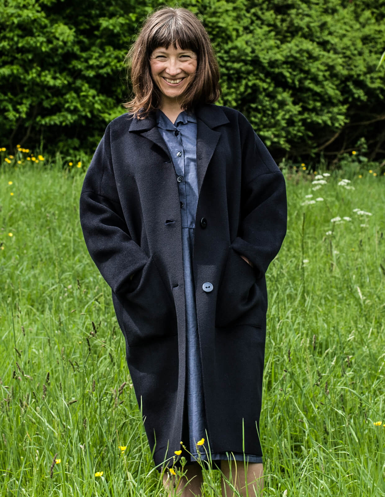 sewing pattern - The Makers Atelier - The Unlined Raw Edged Coat (PDF) - Little Haberdasher Shoppe