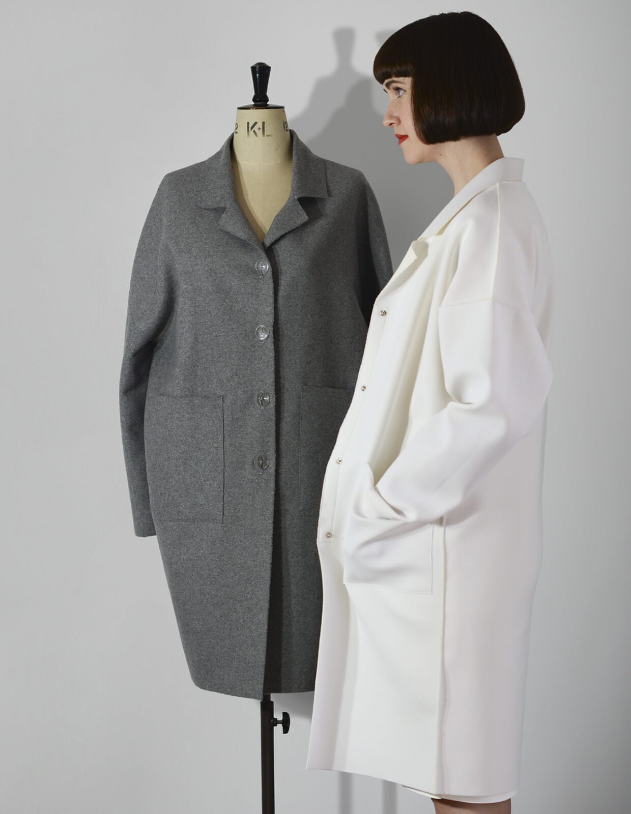 sewing pattern - The Makers Atelier - The Unlined Raw Edged Coat (PDF) - Little Haberdasher Shoppe