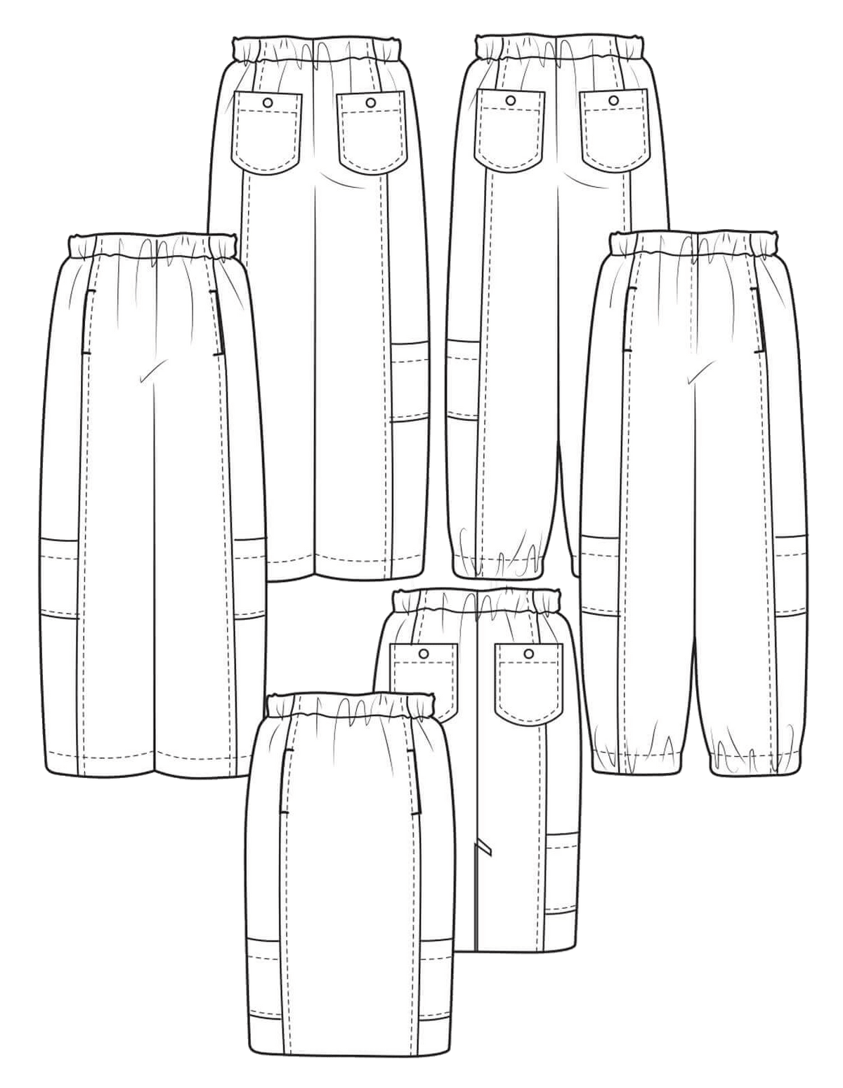 The Makers Atelier - The Utility Pant and Skirt (PDF)