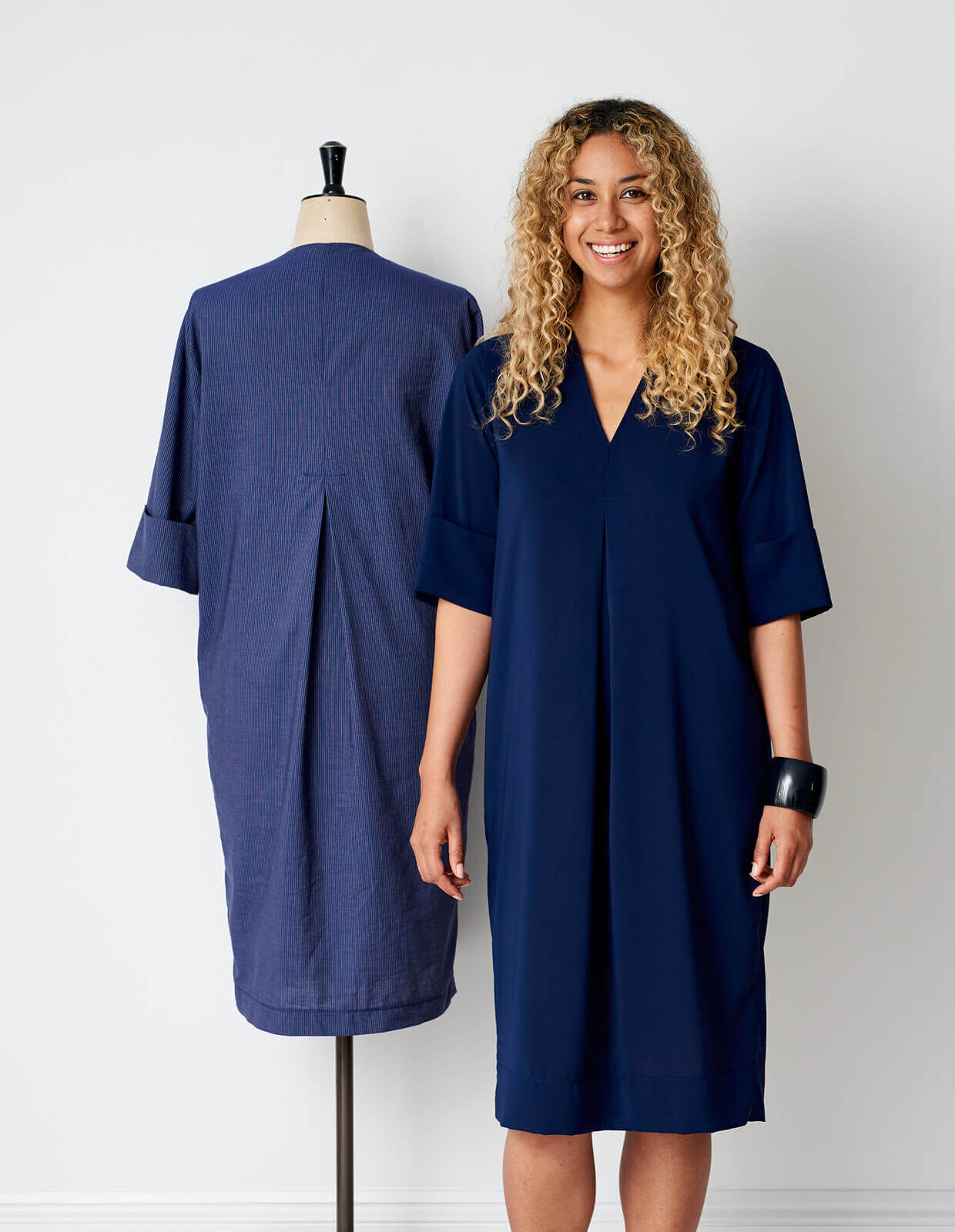 sewing pattern - The Makers Atelier - The V - neck Shift Dress (PDF) - Little Haberdasher Shoppe