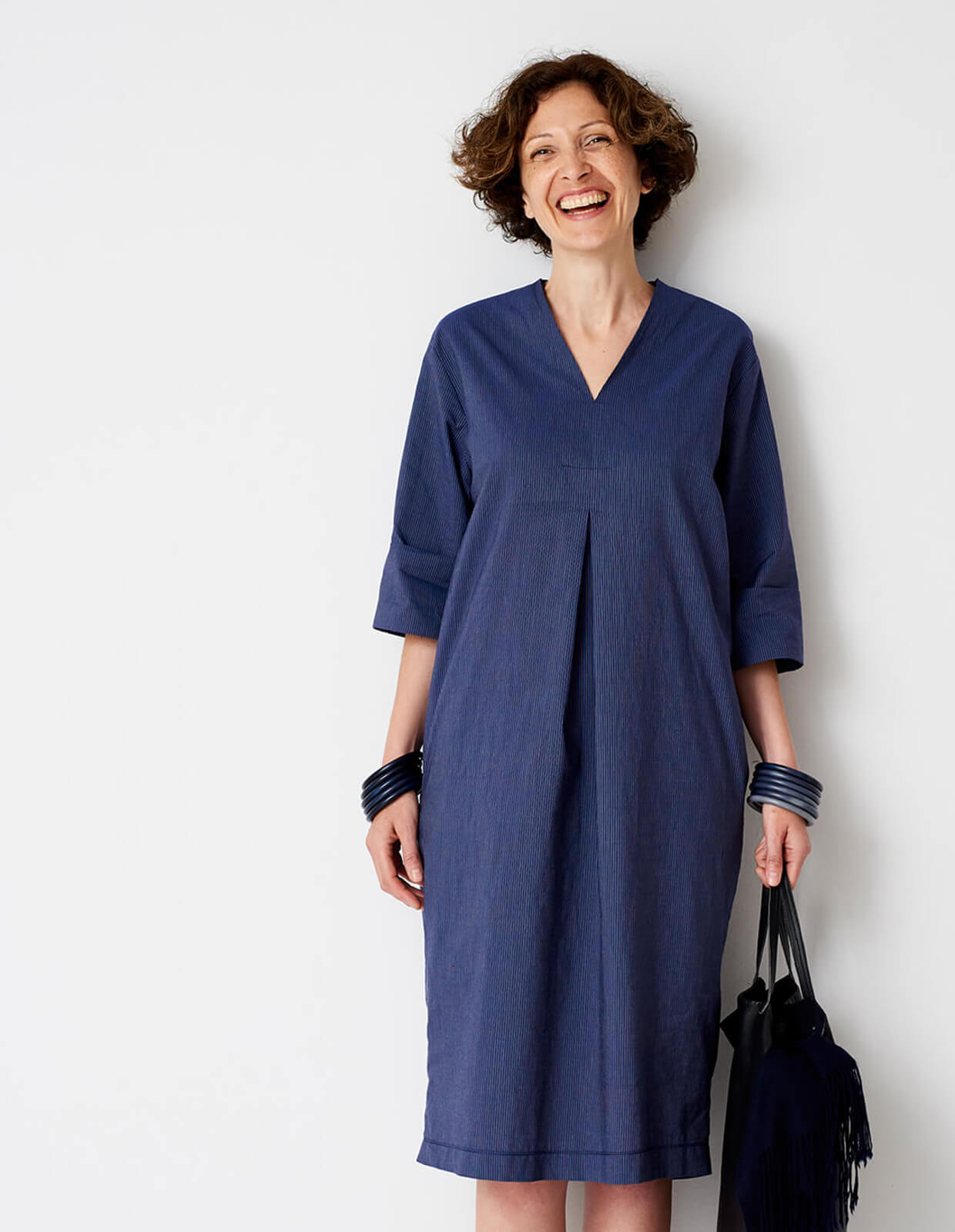 sewing pattern - The Makers Atelier - The V - neck Shift Dress (PDF) - Little Haberdasher Shoppe