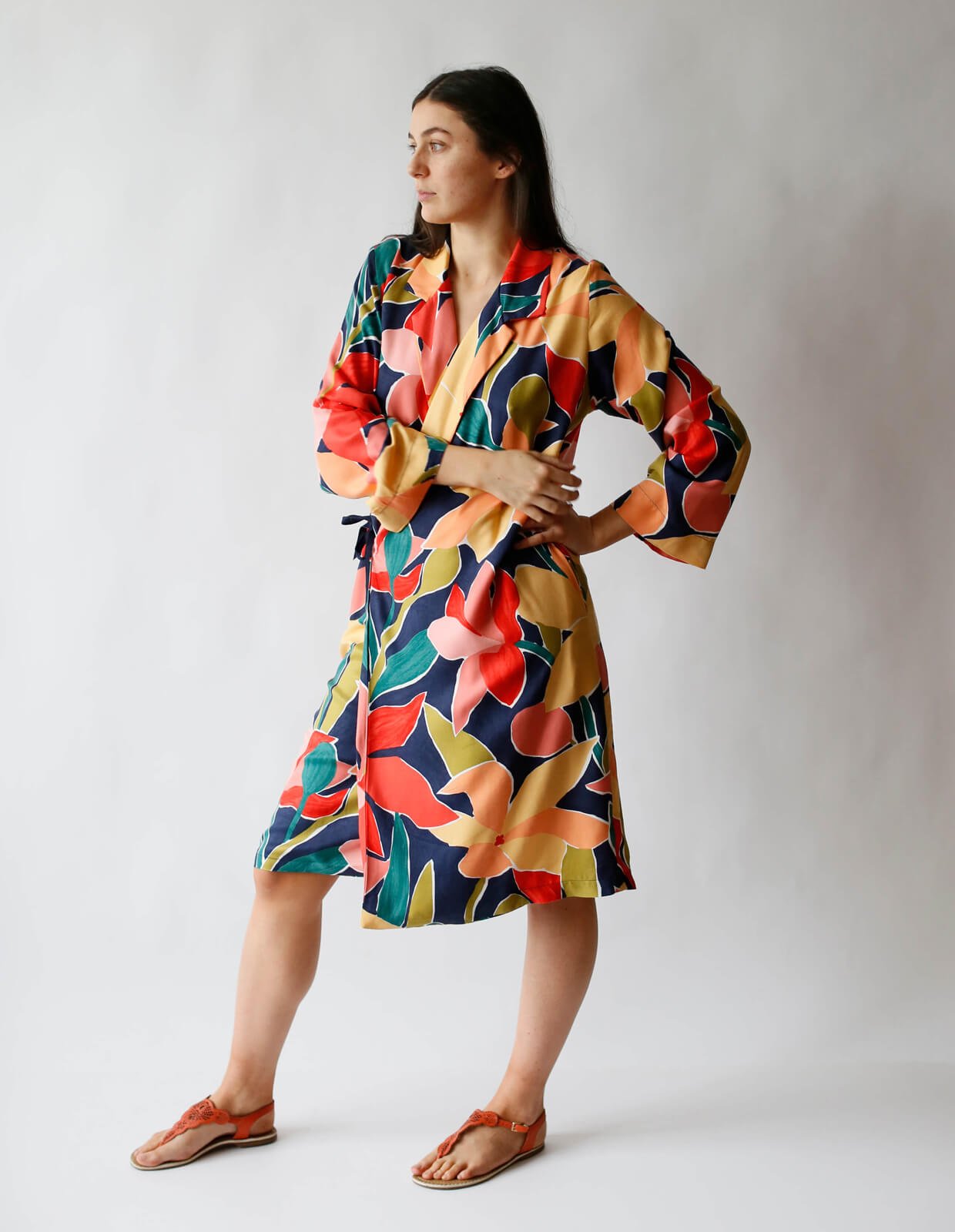 sewing pattern - The Makers Atelier - The Woven Wrap Dress (PDF) - Little Haberdasher Shoppe