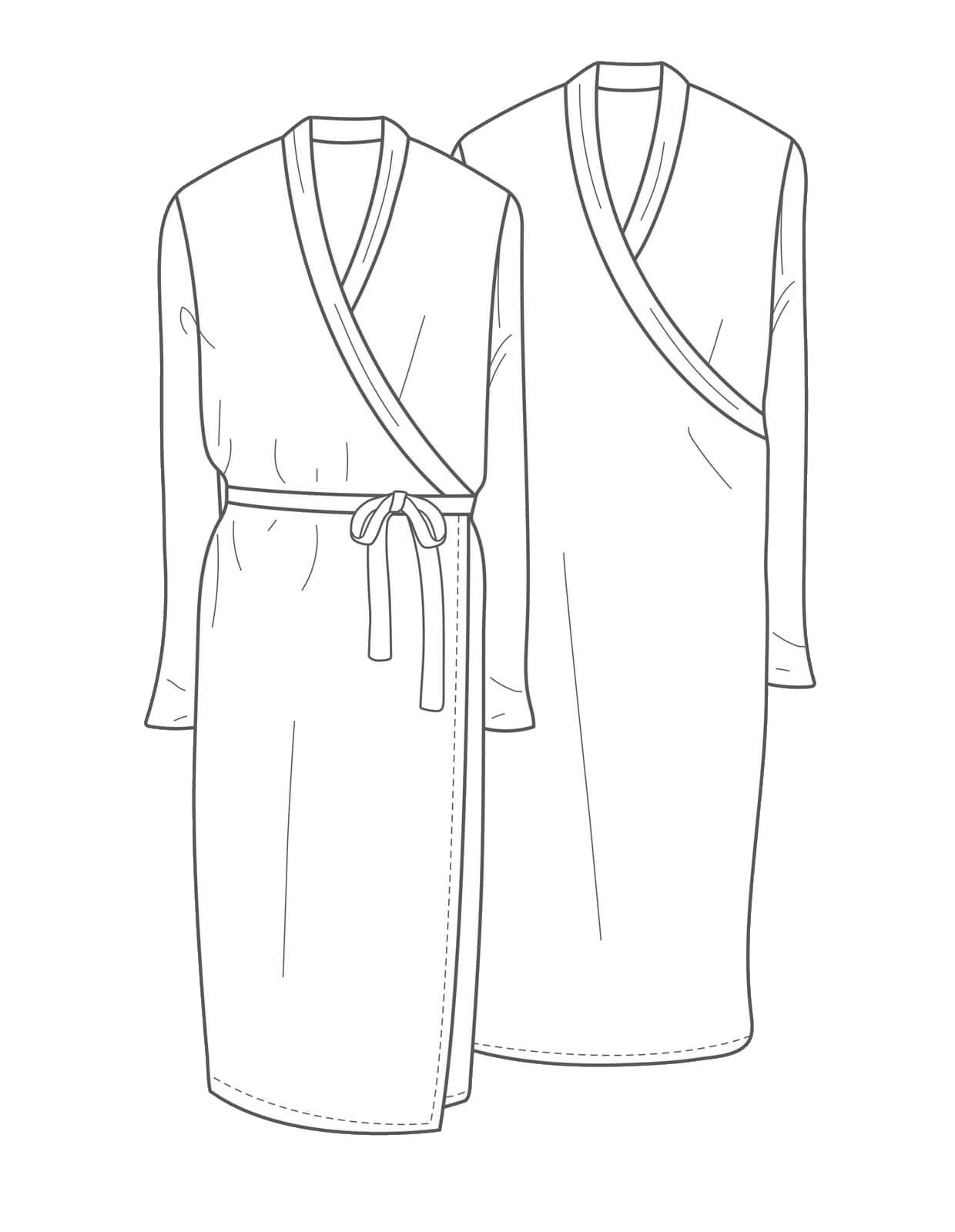 The Makers Atelier - The Wrap Dress (PDF)