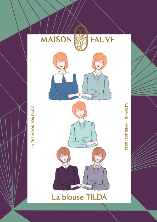 sewing pattern - Maison Fauve - Tilda blouse - Little Haberdasher Shoppe