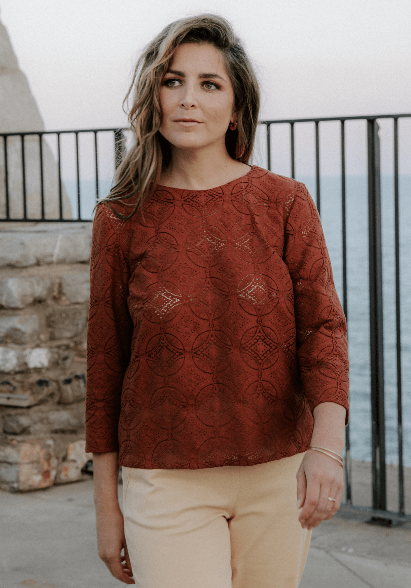 Maison Fauve - Violet blouse - Little Haberdasher Shoppe
