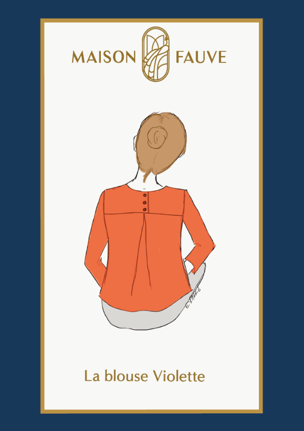Maison Fauve - Violet blouse - Little Haberdasher Shoppe