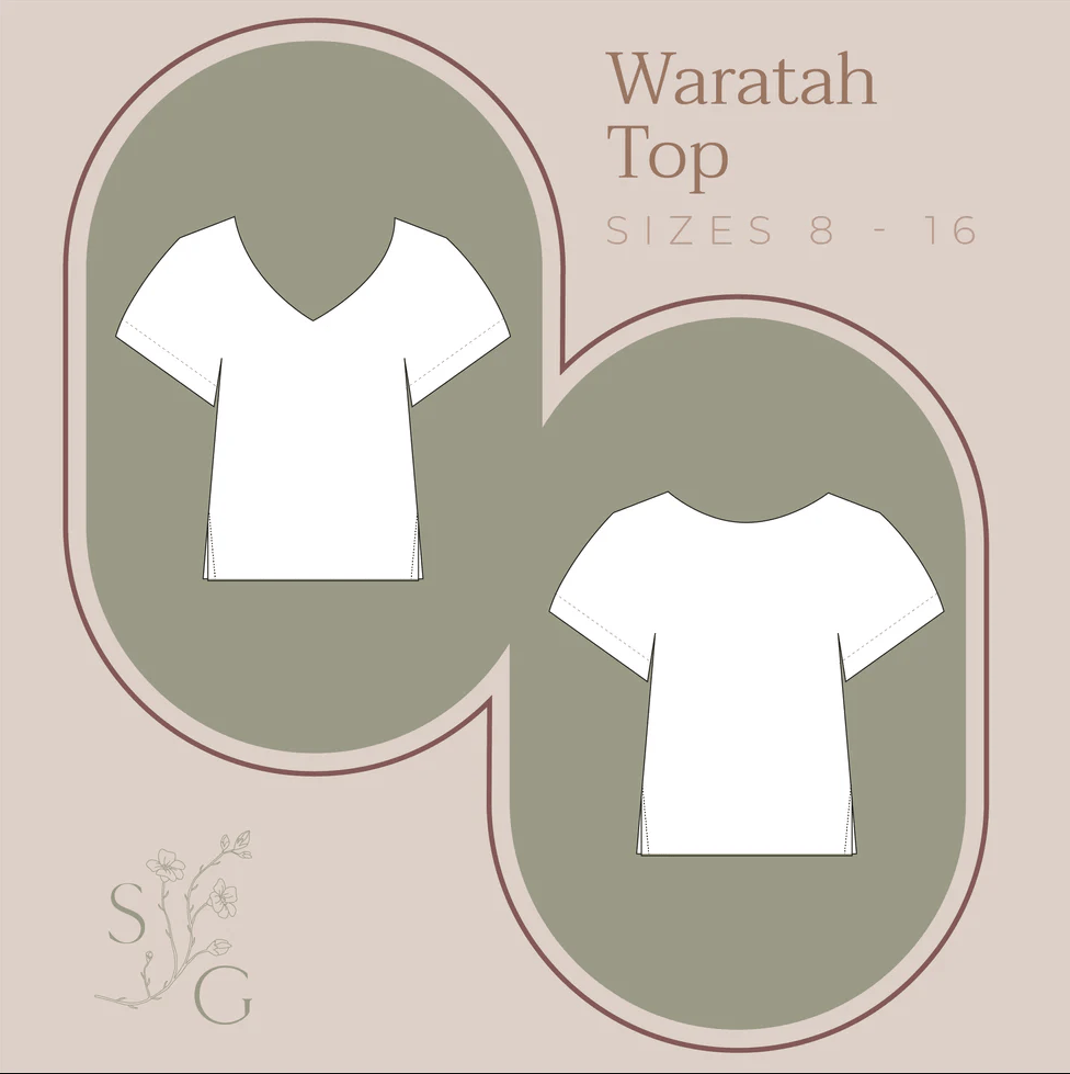 sewing pattern - Stitched for Good - Waratah top - Little Haberdasher Shoppe